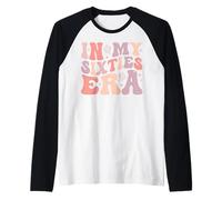 Groovy in My Sixties Era 60th Birthday 60 Years Old Raglan Baseball Tee