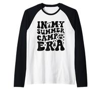Groovy in My Summer Camp Era Retro Summer Raglan Baseball Tee