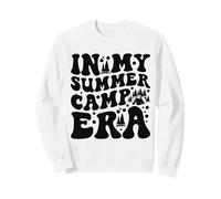 Groovy In My Summer Camp Era Retro Summer Sweatshirt