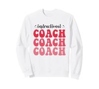 Groovy Instructional Coach Back To School Matching Group Sweatshirt