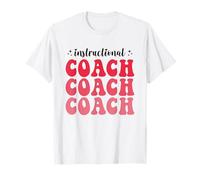 Groovy Instructional Coach Back To School Matching Group T-Shirt