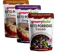 Groovy Keto Breakfast Porridge | Low Carb Porridge Alternative | Bundle - 3 Pack