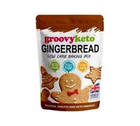 Groovy Keto Gingerbread Mix Sugar Free | Low Carb | Keto Friendly | Only 1.2g Net Carbs Per cookie | Keto Baking Mix, Diabetic Friendly - 255g Pouch