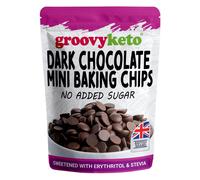 Groovy Keto Sugar Free Dark Chocolate Chips Buttons Baking Chips Diabetic