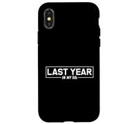 Groovy Last Year In My 50s funny Fifty's years Case for iPhone X/XS