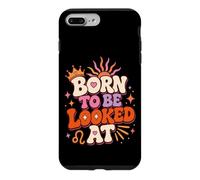 Groovy Leo Zodiac Retro Born To Be Looked At Astrology Case for iPhone 7 Plus/8 Plus
