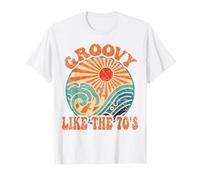 Groovy Like The 70s Aesthetic Nostalgia 1970's Retro T-Shirt