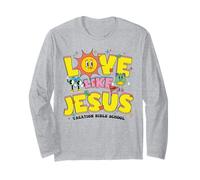 Groovy Love Like Jesus Vacation Bible School VBS Live It Long Sleeve T-Shirt