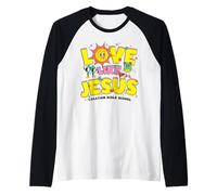 Groovy Love Like Jesus Vacation Bible School VBS Live It Raglan Baseball Tee