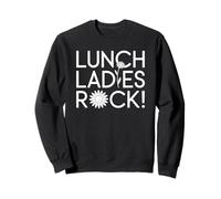 Groovy Lunch Ladies Rock Cafeteria Workers Appreciation Sweatshirt