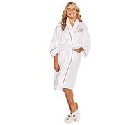 Groovy Mens Groovy Golden Snitch Harry Potter Ladies White Fleece Robe No Hood, Multicolour, One Size UK