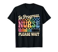 Groovy Nurse in Progress Nursing Student Medical Healthcare T-Shirt