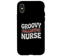 Groovy Palliative Nurse Hospice Care Case for iPhone X/XS