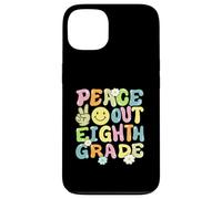 Groovy Peace Out Eighth Grade Kids 8th Grade Last Day School Case for iPhone 13