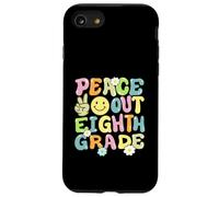 Groovy Peace Out Eighth Grade Kids 8th Grade Last Day School Case for iPhone SE (2020) / 7 / 8