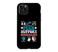 Groovy Peer Support Specialist Art For Men Women Case for iPhone 11 Pro