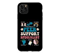 Groovy Peer Support Specialist Art For Men Women Case for iPhone 11 Pro Max