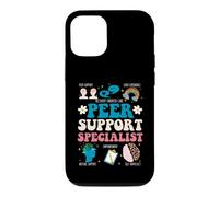 Groovy Peer Support Specialist Art For Men Women Case for iPhone 12/12 Pro