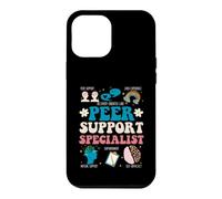 Groovy Peer Support Specialist Art For Men Women Case for iPhone 12 Pro Max