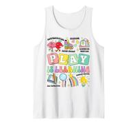 Groovy Play is Learning Kindergarten Teacher Teachers Day Tank Top