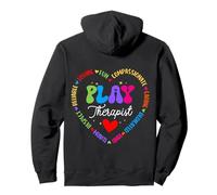 Groovy Play Therapist Appreciation Play Therapy Squad Pullover Hoodie