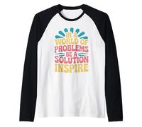 Groovy Positive Mindset Inspiring Quotes and Sayings Raglan Baseball Tee