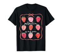 Groovy Postpartum Is My Jam Strawberry Mother Baby Nurse OB T-Shirt