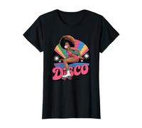Groovy Retro 70s Disco Roller Skating Afro Diva T-Shirt
