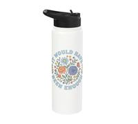 Groovy Retro Floral It Would Have Been Enough Quiet Faith Stainless Steel Insulated Water Bottle