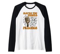 Groovy Retro Music Teacher | Maybe You Should Practice Raglan Baseball Tee