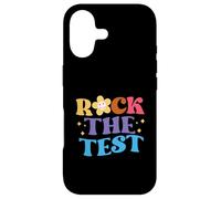 Groovy Rock The Test Motivational Retro Teachers Testing Day Case for iPhone 17