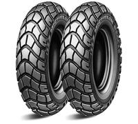 Michelin Moto Reggae 57j Tl Scooter Front/rear Tire Black 120 / 90 / R10