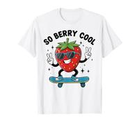 Groovy So Berry Cool Fruit Lover Strawberry Season For Boy T-Shirt