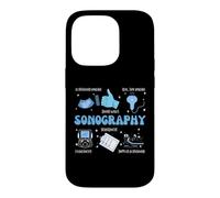 Groovy Sonography Art For Men Women Ultrasound Sonographer Case for iPhone 14 Pro