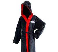 Groovy Space Invaders Hooded Bathrobe - Black - Polyester - One Size