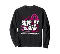 Groovy Support Squad Multiple Myeloma Awareness Retro Sweatshirt
