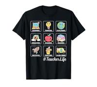 Groovy Teacher Life Teaching Appreciation Happy Teachers Day T-Shirt