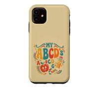 Groovy Teaching My ABCs Teacher Alphabet Design Case for iPhone 11