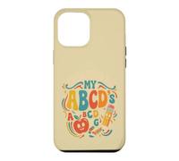 Groovy Teaching My ABCs Teacher Alphabet Design Case for iPhone 12 Pro Max