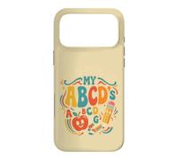 Groovy Teaching My ABCs Teacher Alphabet Design Case for iPhone 17 Pro Max