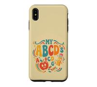 Groovy Teaching My ABCs Teacher Alphabet Design Case for iPhone XS Max