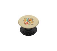 Groovy Teaching My ABCs Teacher Alphabet Design PopSockets Adhesive PopGrip
