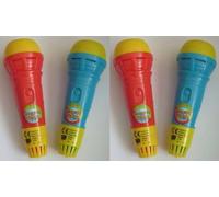 Groovy Tunes Echo Microphones (4 No. mixed - 2 Blue & 2 Red)