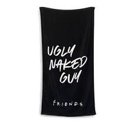 Groovy Uk Towel, Cotton, Black, One Size