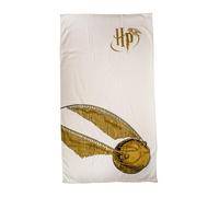 Groovy UK Beach Towel Harry Potter Golden Snitch 75x150 cm Cotton White Official Licensed