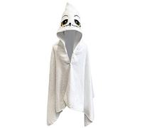 Groovy Uk Harry Potter Hedwig Hooded Wraparound Kids Towel, Black/White,70 x 140 cm