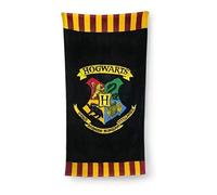 Groovy Uk Harry Potter Hogwarts Bath/Beach Towel, 150 cm Length x 75 cm Width, Black