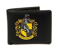 Groovy Uk Harry Potter Hufflepuff Men's Wallet, 13.5 cm Length x 11 cm Breadth x 3 cm Height, Black/Yellow
