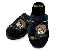 Groovy Uk Women's Hogwarts Slippers, Black, 5/7 UK