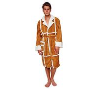 Only Fools and Horses Groovy-del-boy-only-Fools-Bathrobe, Tan/White, One Size